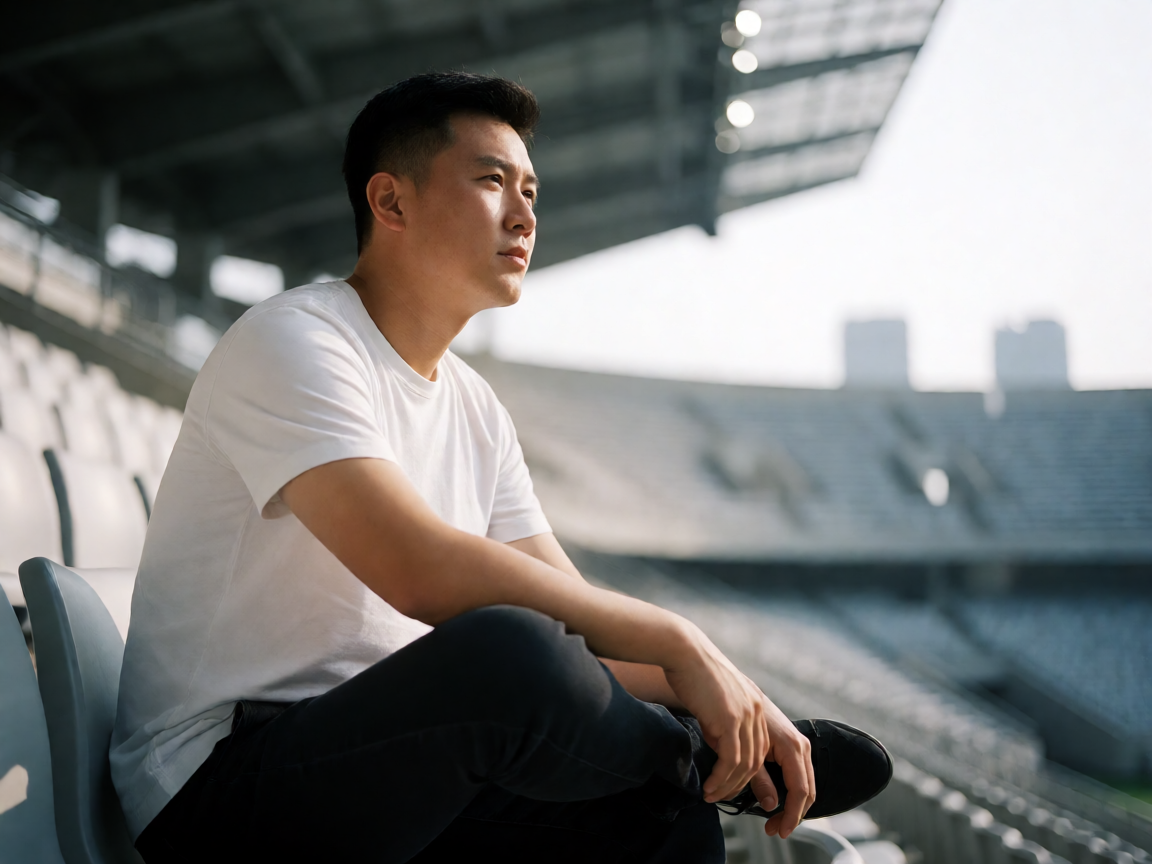 球迷在看台上的期待神情